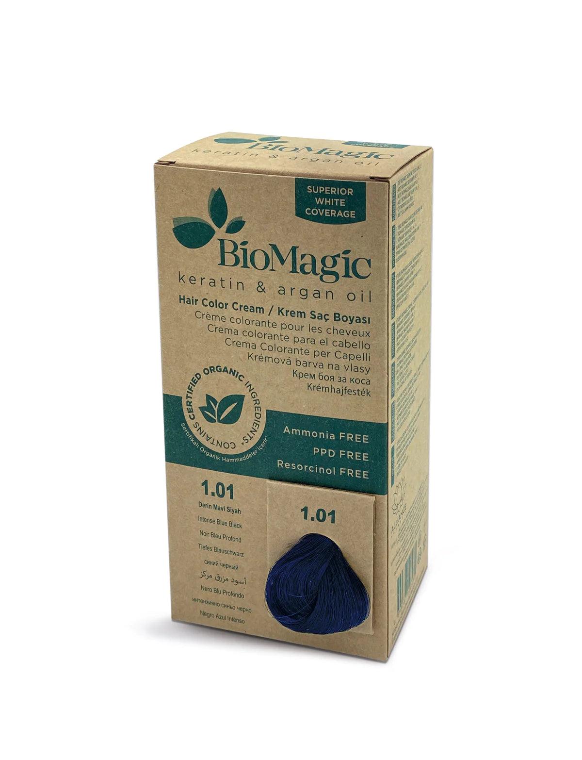 01/01 Intense Blue Black - Diep Blauw/Zwart - Bio Hair Care