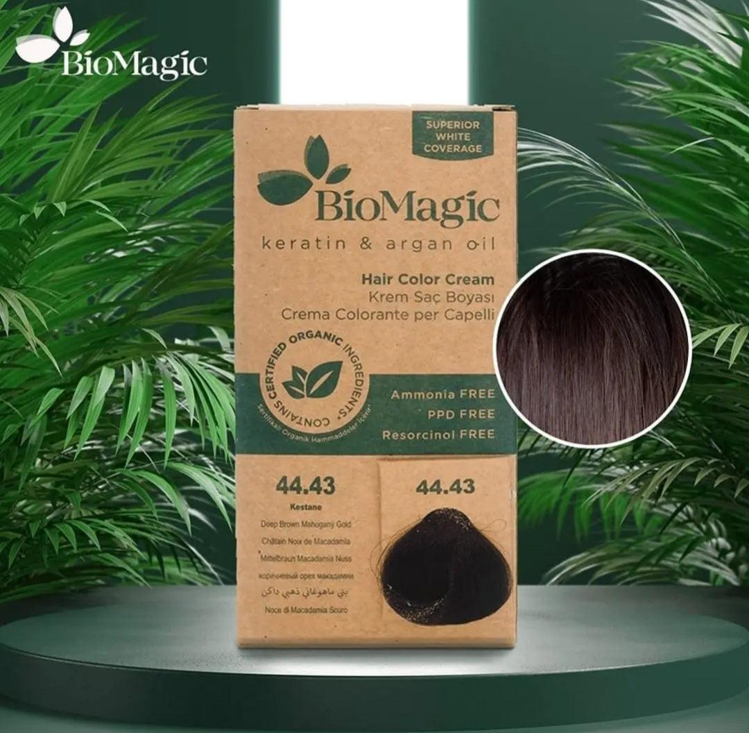 44/43 Deep Brown Mahogany Gold - Diep Kastanjebruin - Bio Hair Care